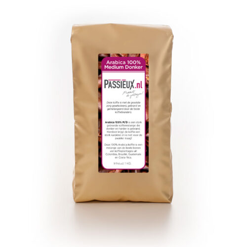 passieux-koffiebonen-arabica-medium-donker-1kg Arabica Medium Donker Koffiebonen 1 kg